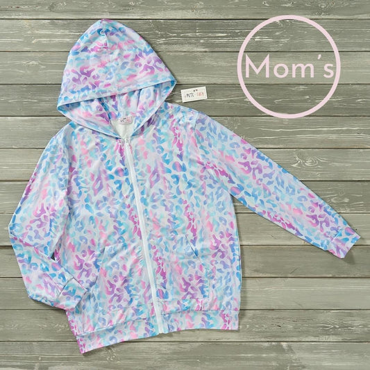 Iridescent Leopard Adult Hoodie