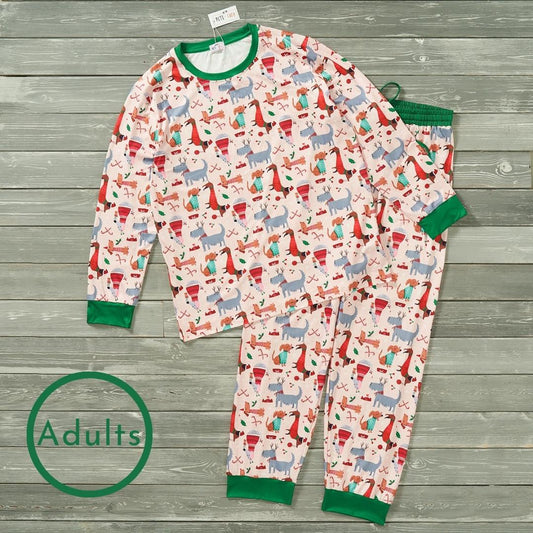 We Woof You A Merry Christmas Loungewear Set (Adult)