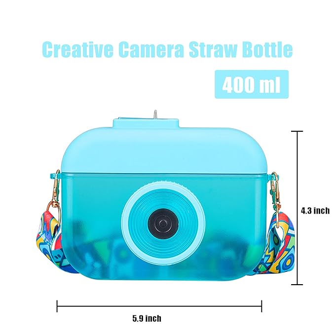 Camera Shaped Water Bottle 13 oz