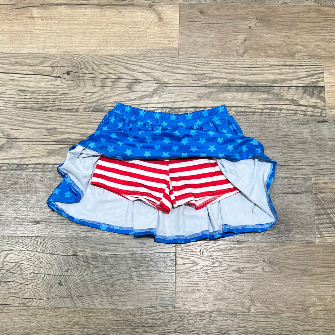 Old Glory Skort