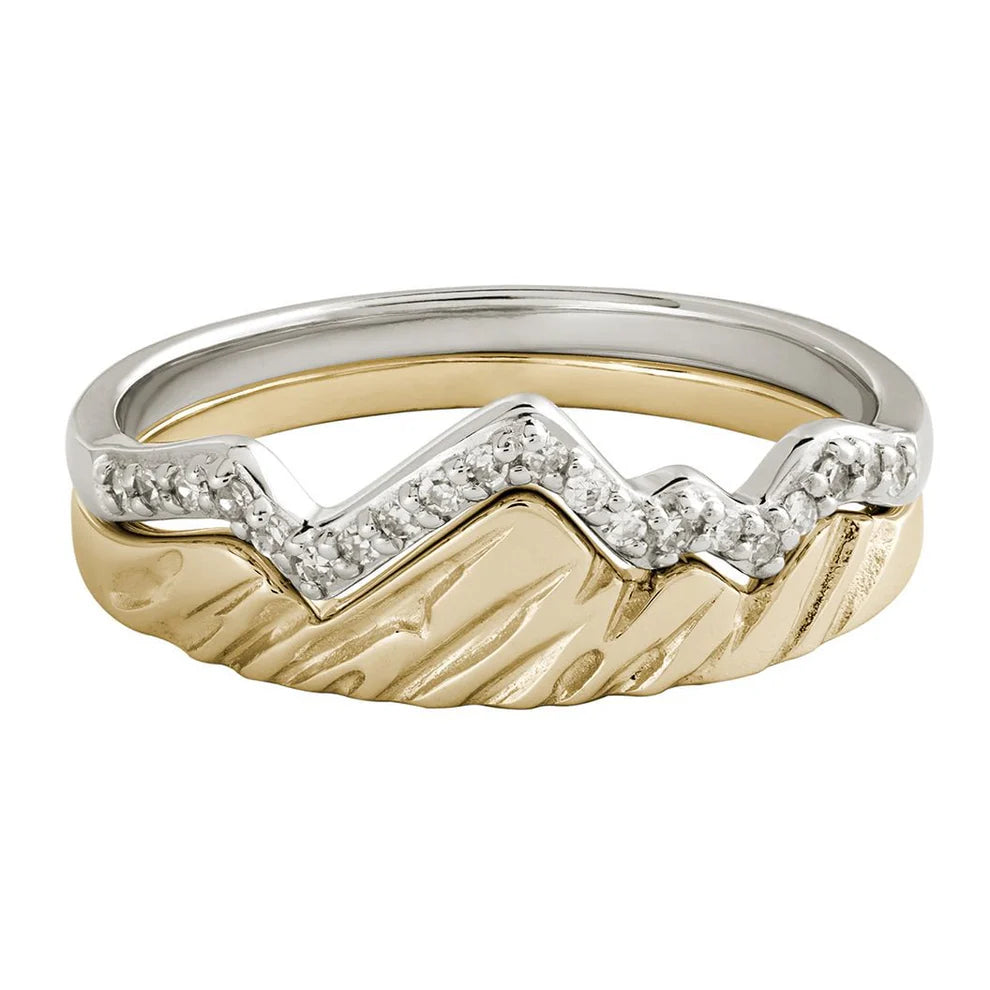 Stackable Mountain Range Ring