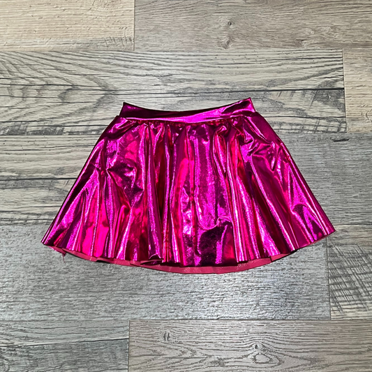 Metallic Pink Bummie Skort