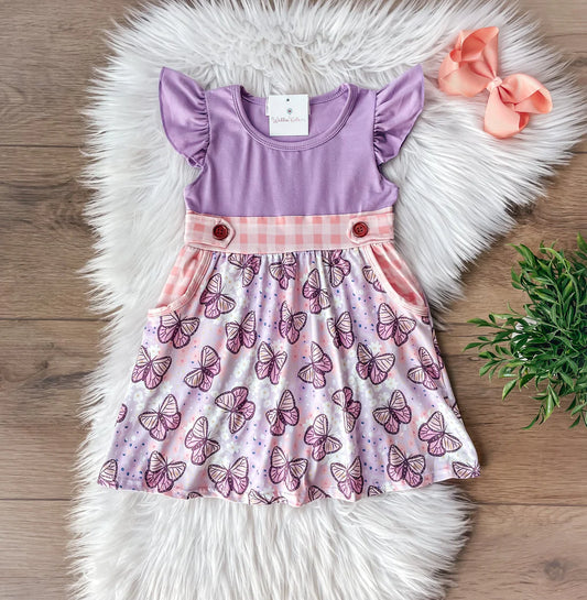 Lavender Butterfly Dress