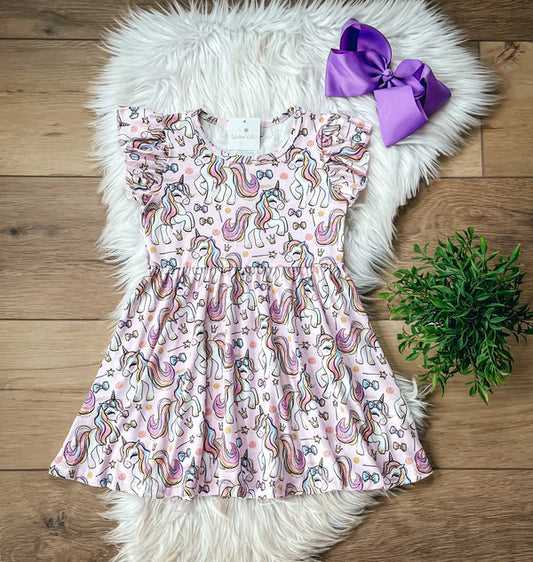 Watercolor Unicorn Dress