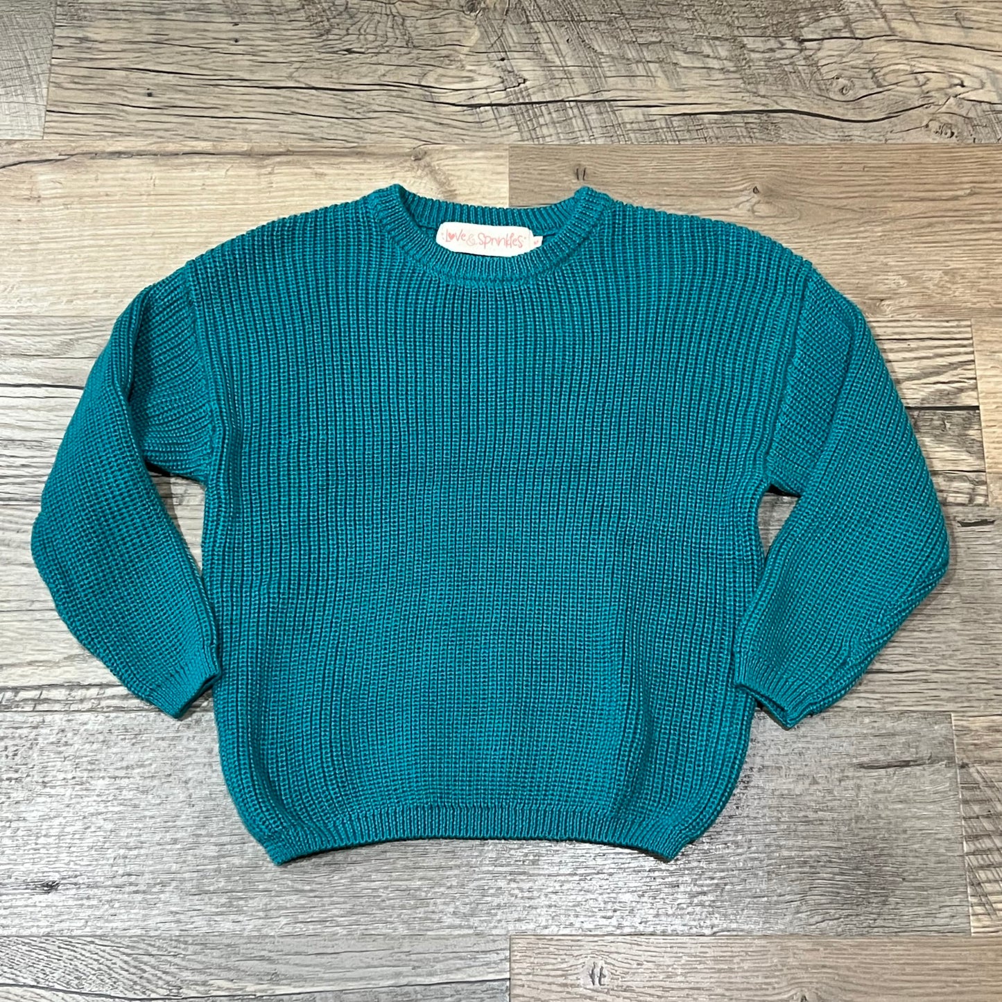 Chunky Knit Sweaters - Teal Lagoon