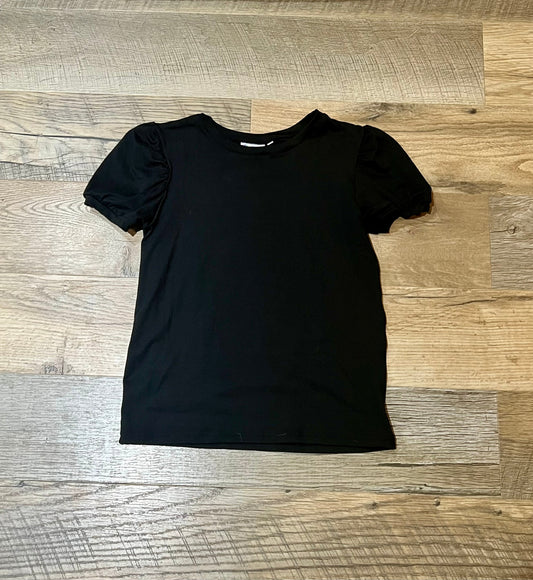 Onyx Puff Sleeve Tee