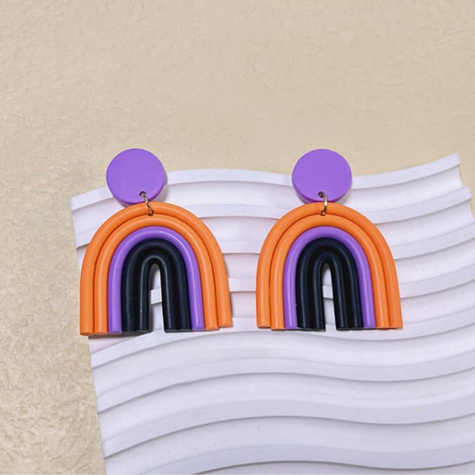 Halloween Rainbow Earrings